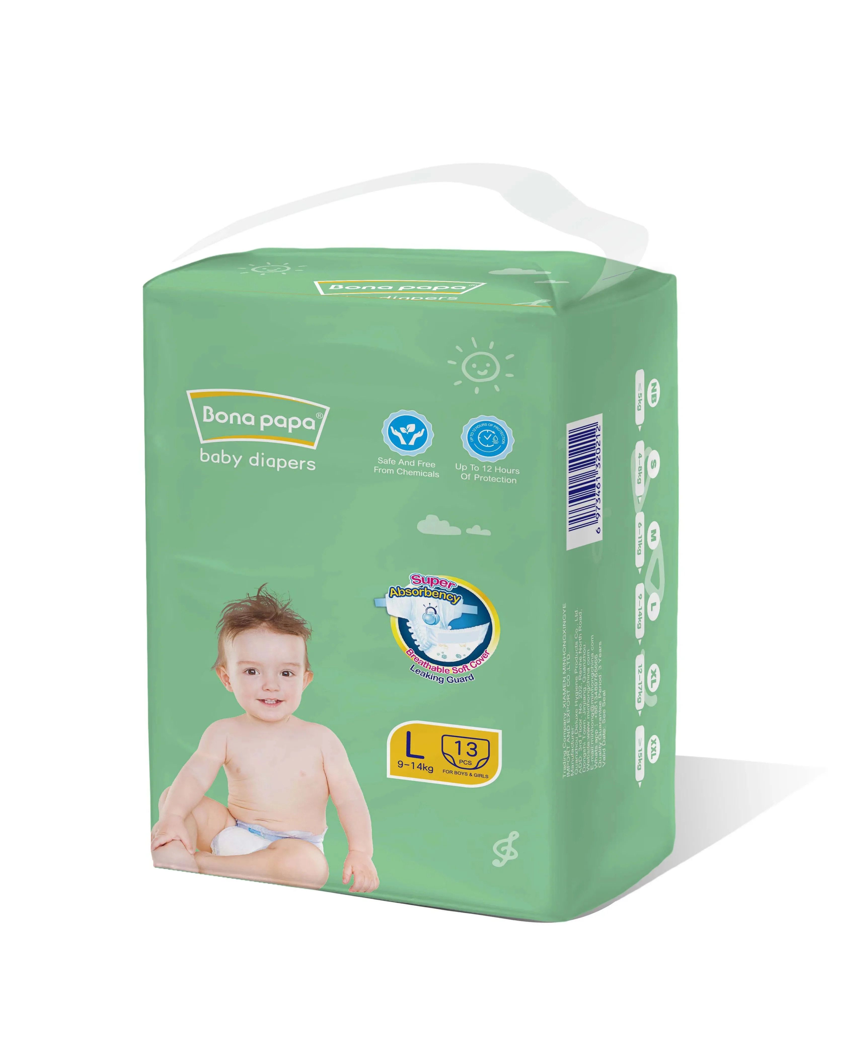 Yobysin Pamper Huggie Quality Baby Diapers Disposable Diapers Nappies