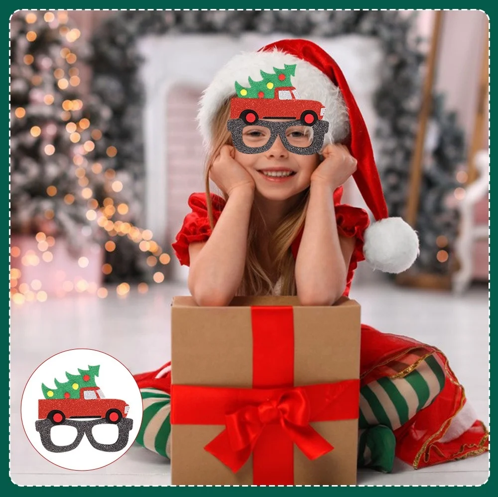 Occhiali Da Festa Di Natale 3D – Set Da 6 Con Babbo Natale, Renna E Pupazzo Di Neve, Accessori Divertenti Per Foto E Party