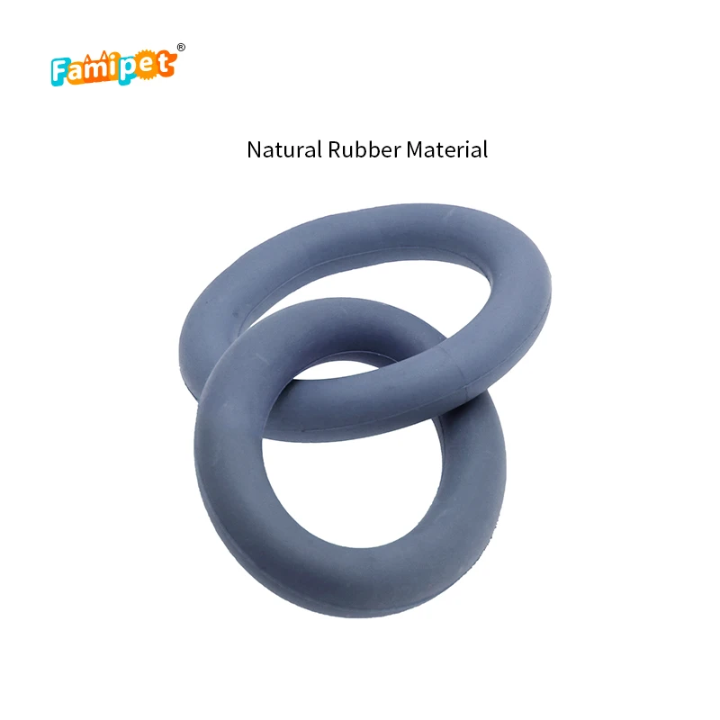 Famipet Custom Natural Rubber Durable Pet Chew Dog Toys for Aggressive Chewers