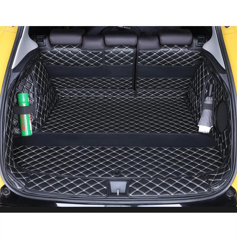 Tappetini Per Pavimento E Bagagliaio Per Honda Pilot 2009-2015 – TPE Per Tutte Le Stagioni – Antiscivolo E Facili Da Pulire - 3