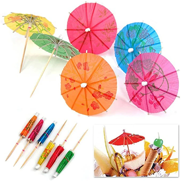 Newell Wholesale Disposable Decorative Creative Paper Cocktail Umbrella