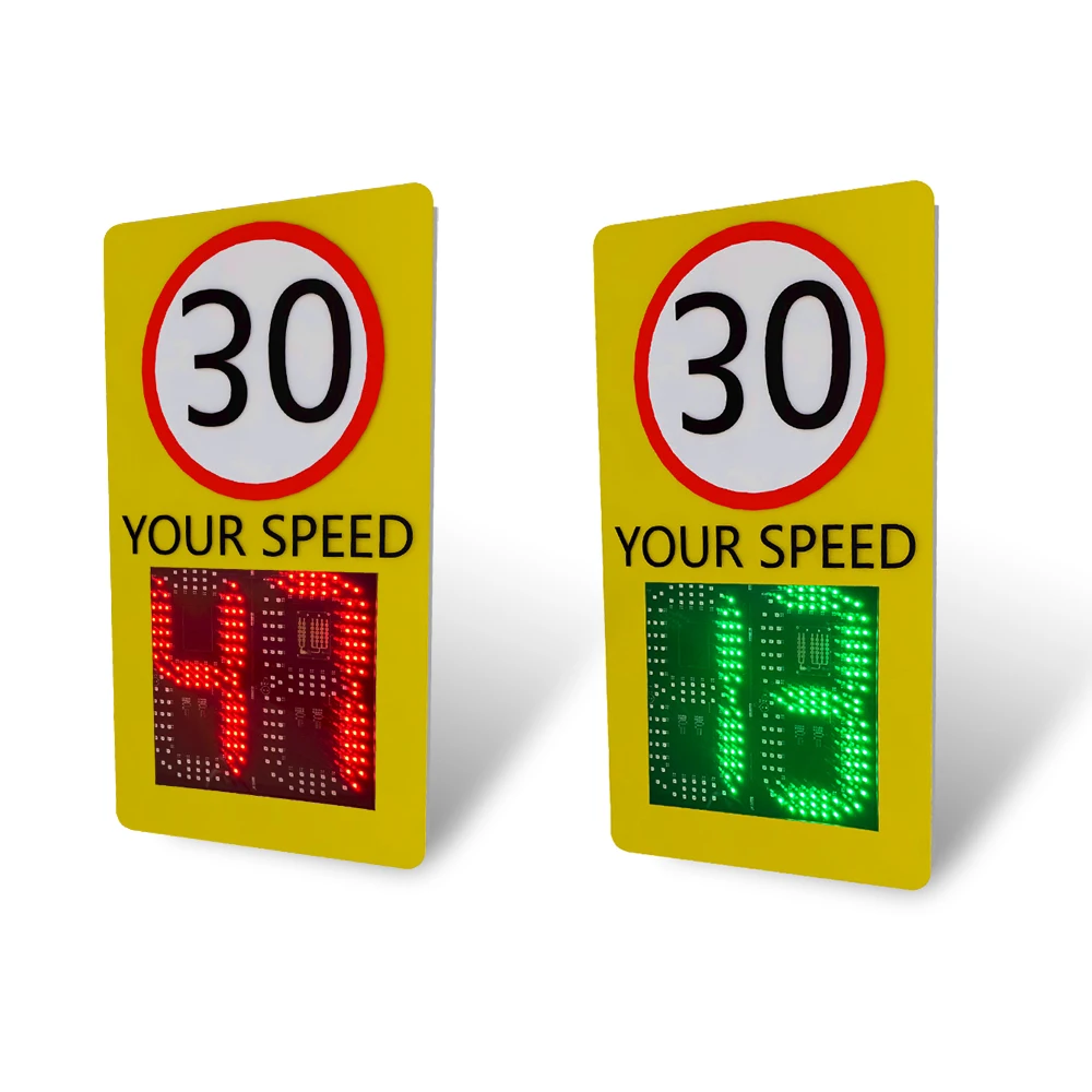 Speed Radar Sign With Radar