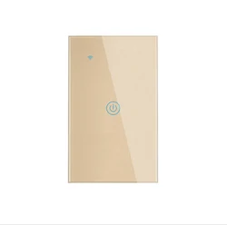 Американский стандарт Smart Life 1 комплект сенсорный выключатель света с дистанционным управлением Wi-Fi выключатель света работает с Google home Alexa IFTTT