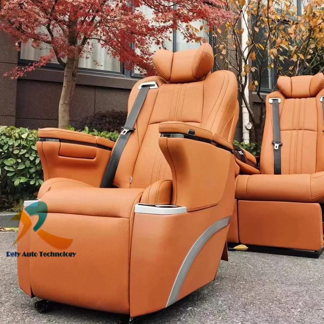 Vip Luxury Custom Electric Rotation Leather Car Seats Chair Van Mpv V