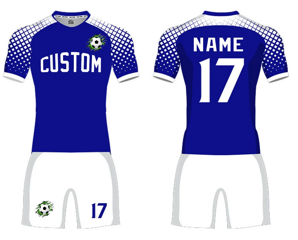 customize slim fit football shirts wholesale sublimation full set digital  printing football jersey soccer wear