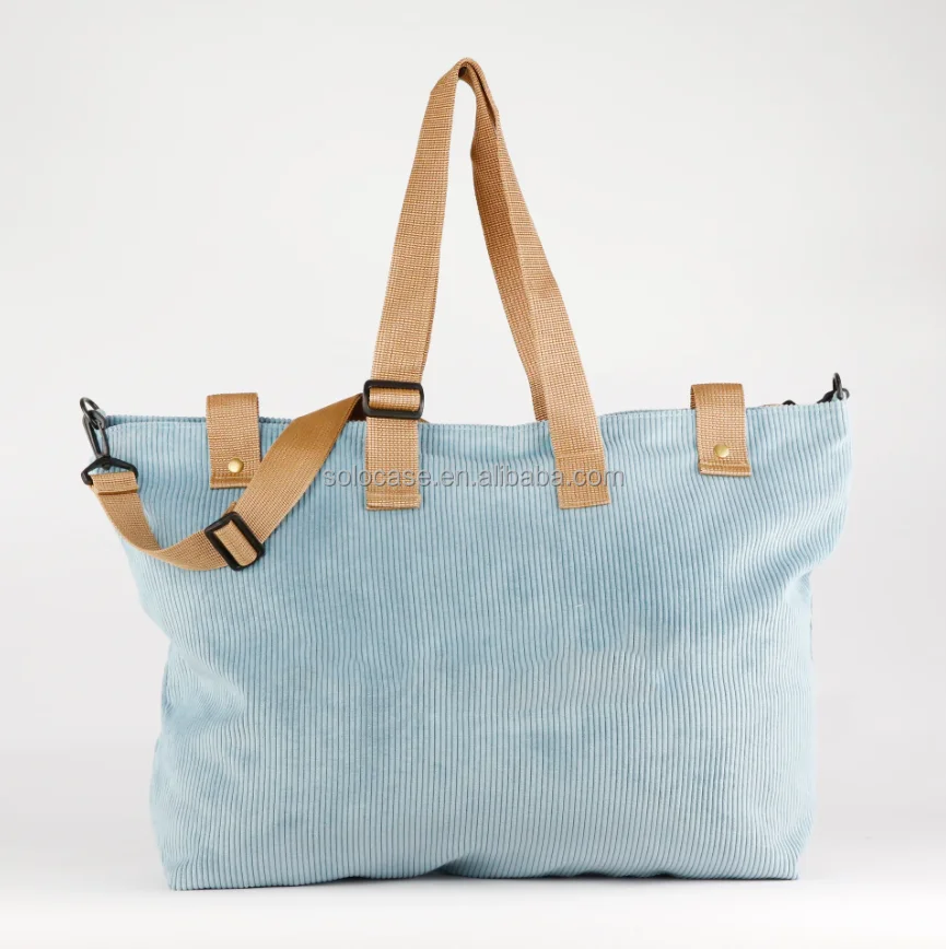 Corduroy Weekender Tote Bag