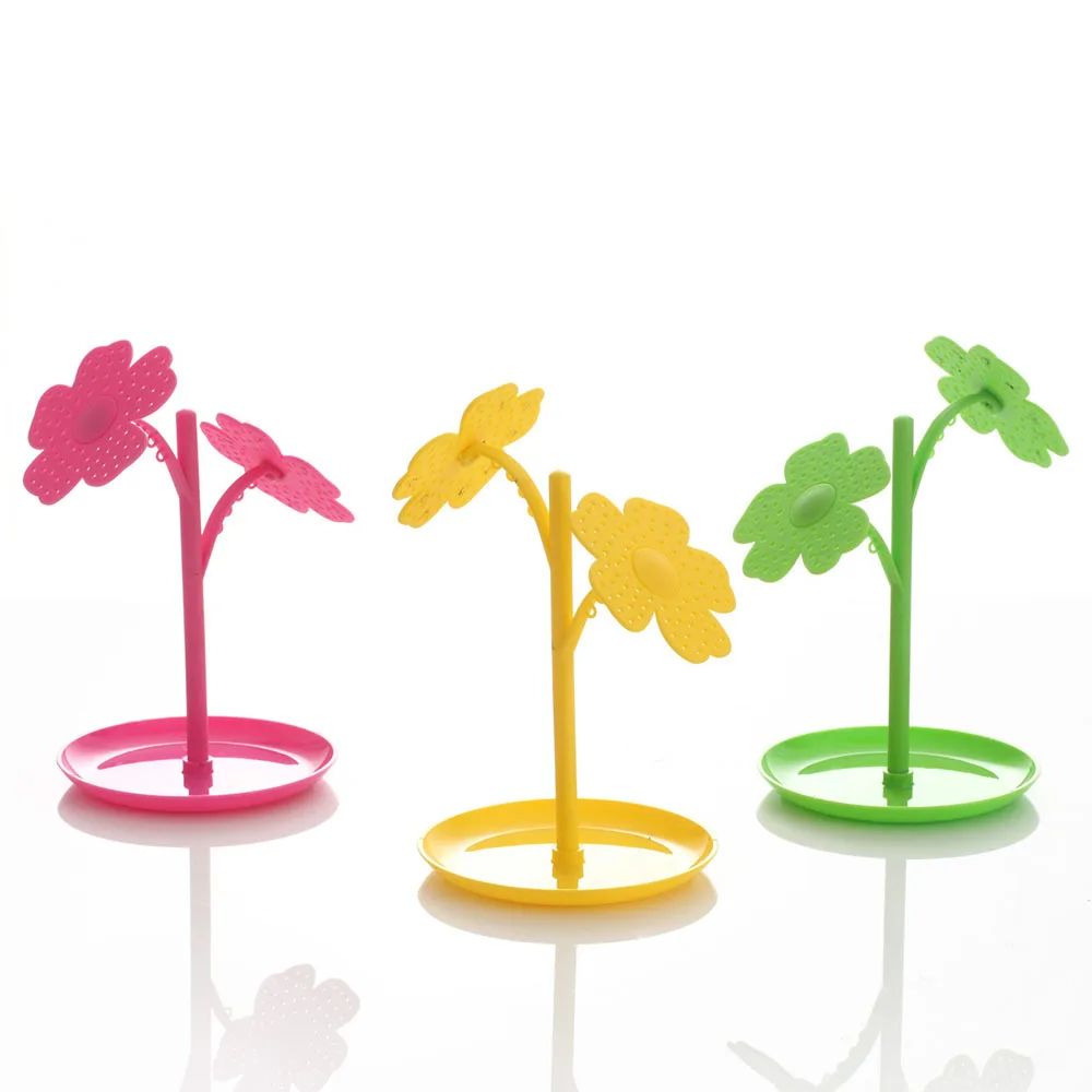 Cross Border Creative Tree Shaped Jewelry Stand Keychain Ring Pendant Display Storage Makeup Organizers