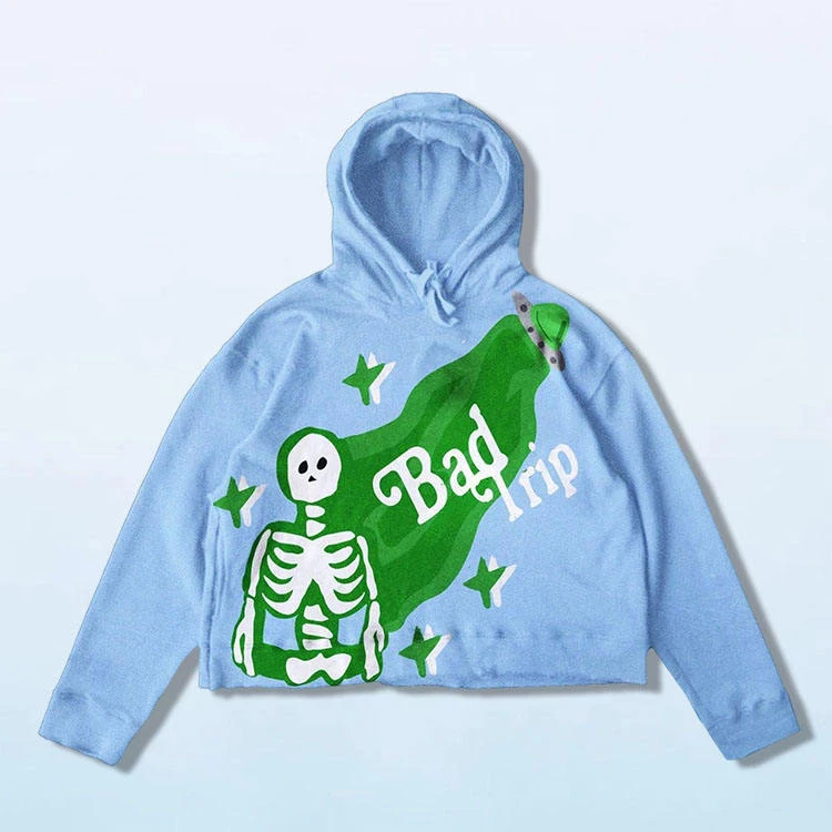 Top Fashion Support Custom 100 Cotton Digital Screen Printing Pullover