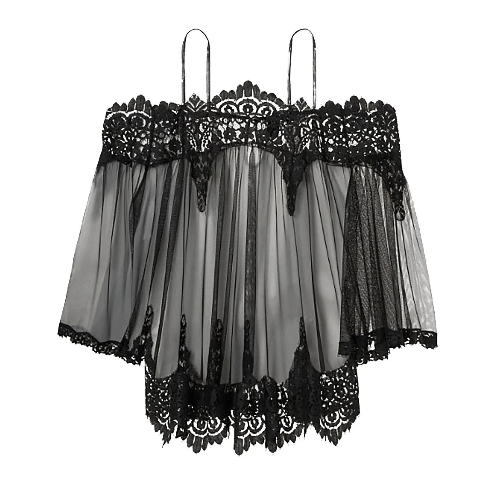 JINHANYU sexy nightgowns for women transparent nightdress Lace