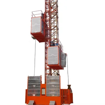 XYJJ-SCD100 Passenger and Cargo Construction Elevator Provided Car Engine Lifter for Machinery Repair Shops Guangzhou