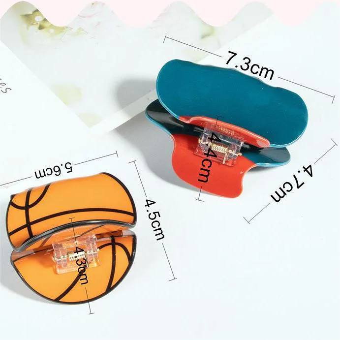 Ladies Hair Clips Accessories Acrylic Sporty Gameday Bowling  display picture 1