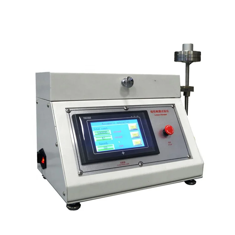 5750 linear abrasion resistance test machine for plastic rubber