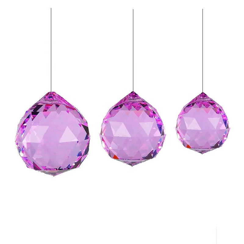 100 pcs Octagonal Beads colorful Glass Crystal Beads 14mm 2 Hole Chandelier  Lamp Light Prisms Parts Suncatcher Beads Pendant Decoration(14MM-100pcs)