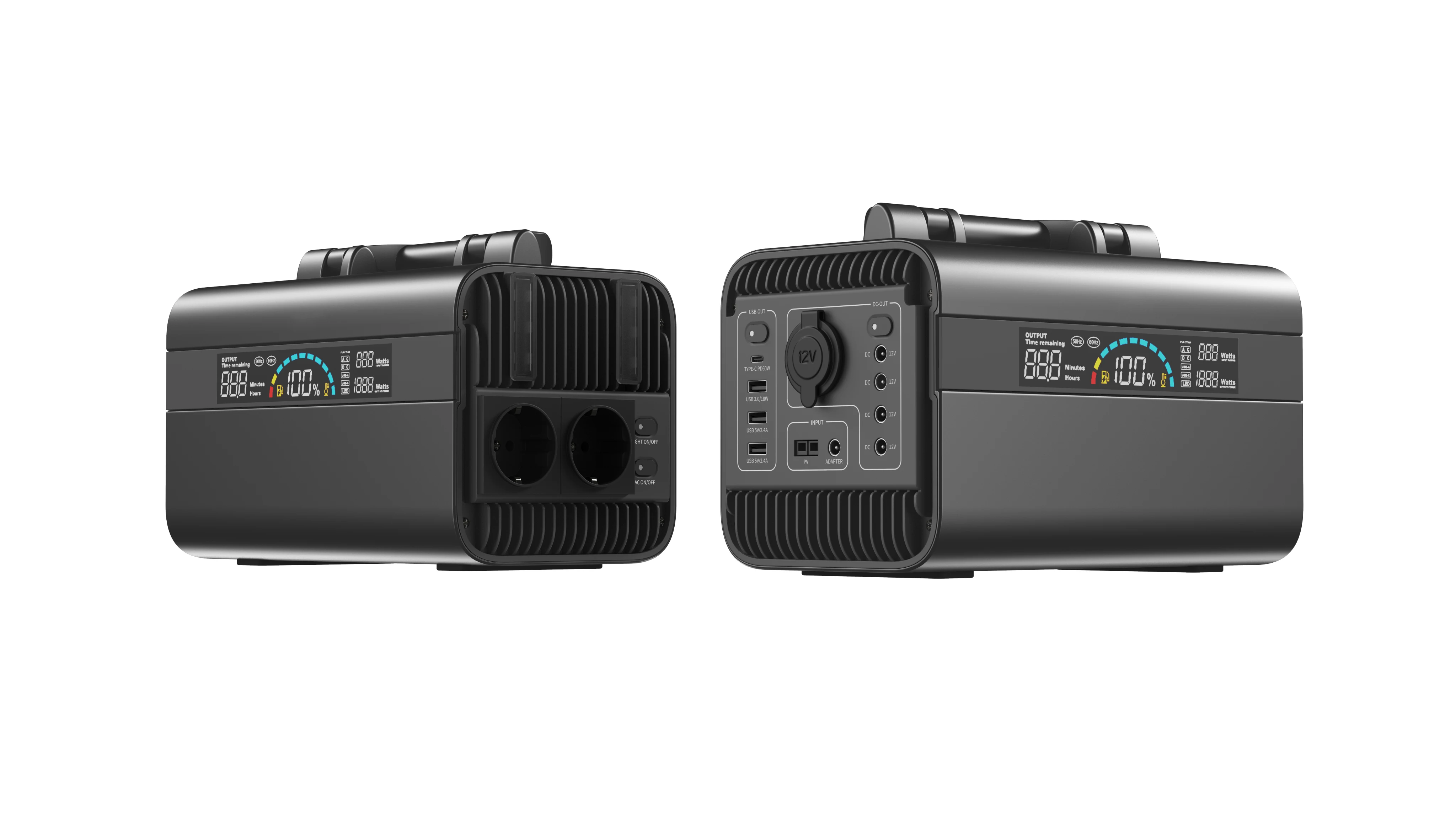 300w 600w 1000w Lifepo4 Batterywith 896wh Portable Power Station Solar