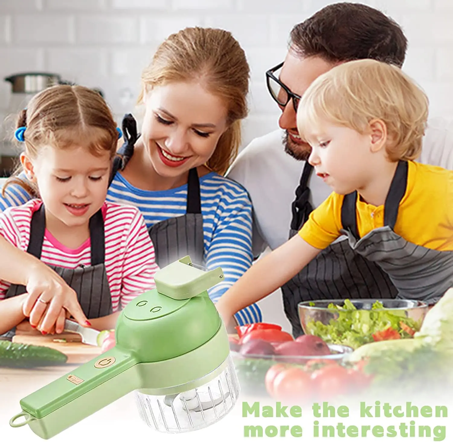 Dropshipping Europe Portable 4 In 1 Vegetable Cutter Set,Smart Gadget