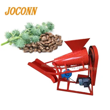 Castor seed sheller ricinus shelling machine Castor Bean Thresher Hulling Machine with good performance