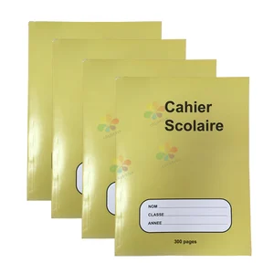 Factory Price School Exercise Books Durable Kraft Cover Bulk Discount Custom Logo 100 Sheets