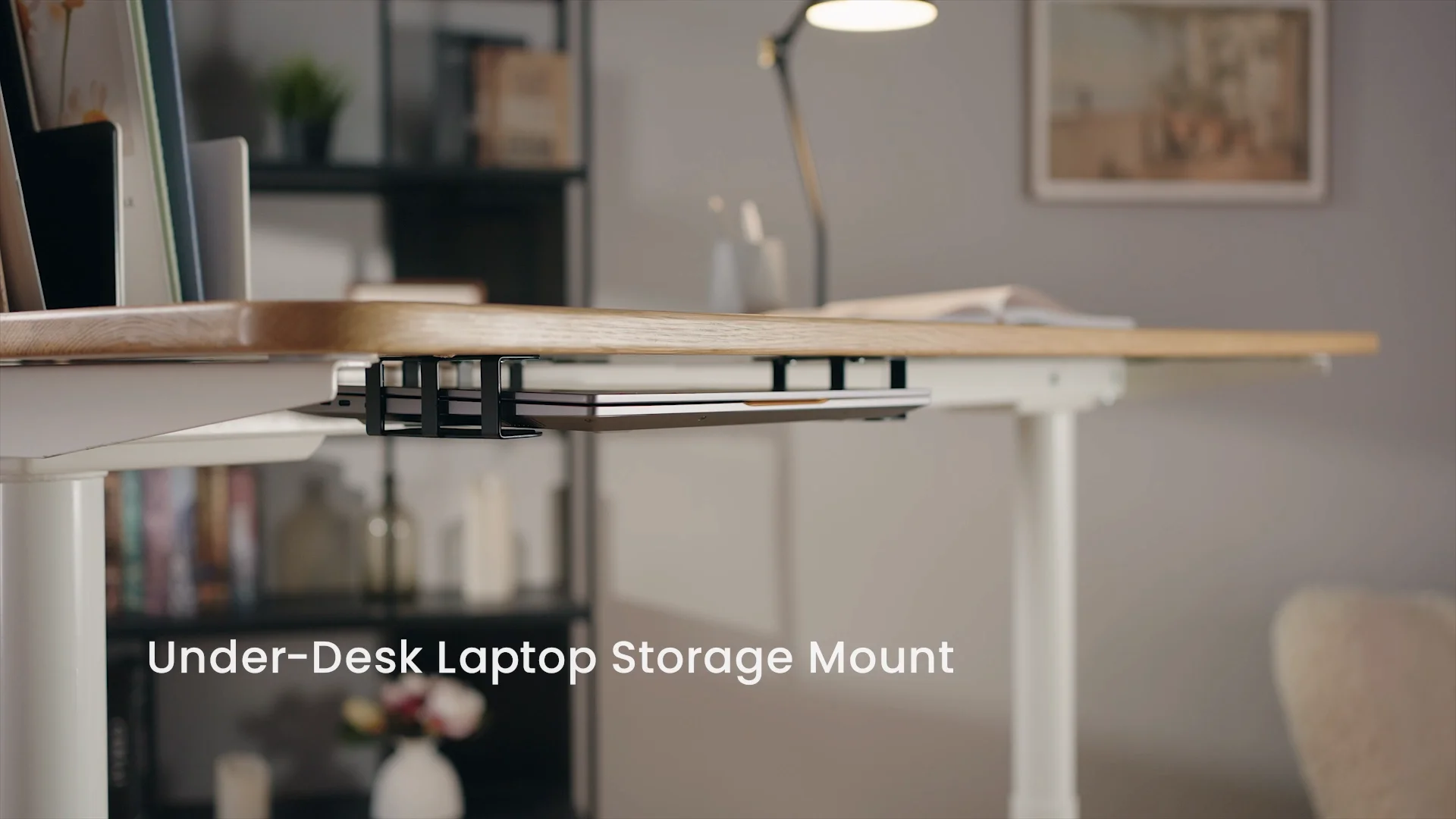 Da029 Under Desk Laptop Storage Mount Shelf Tablet Mounting Brackets