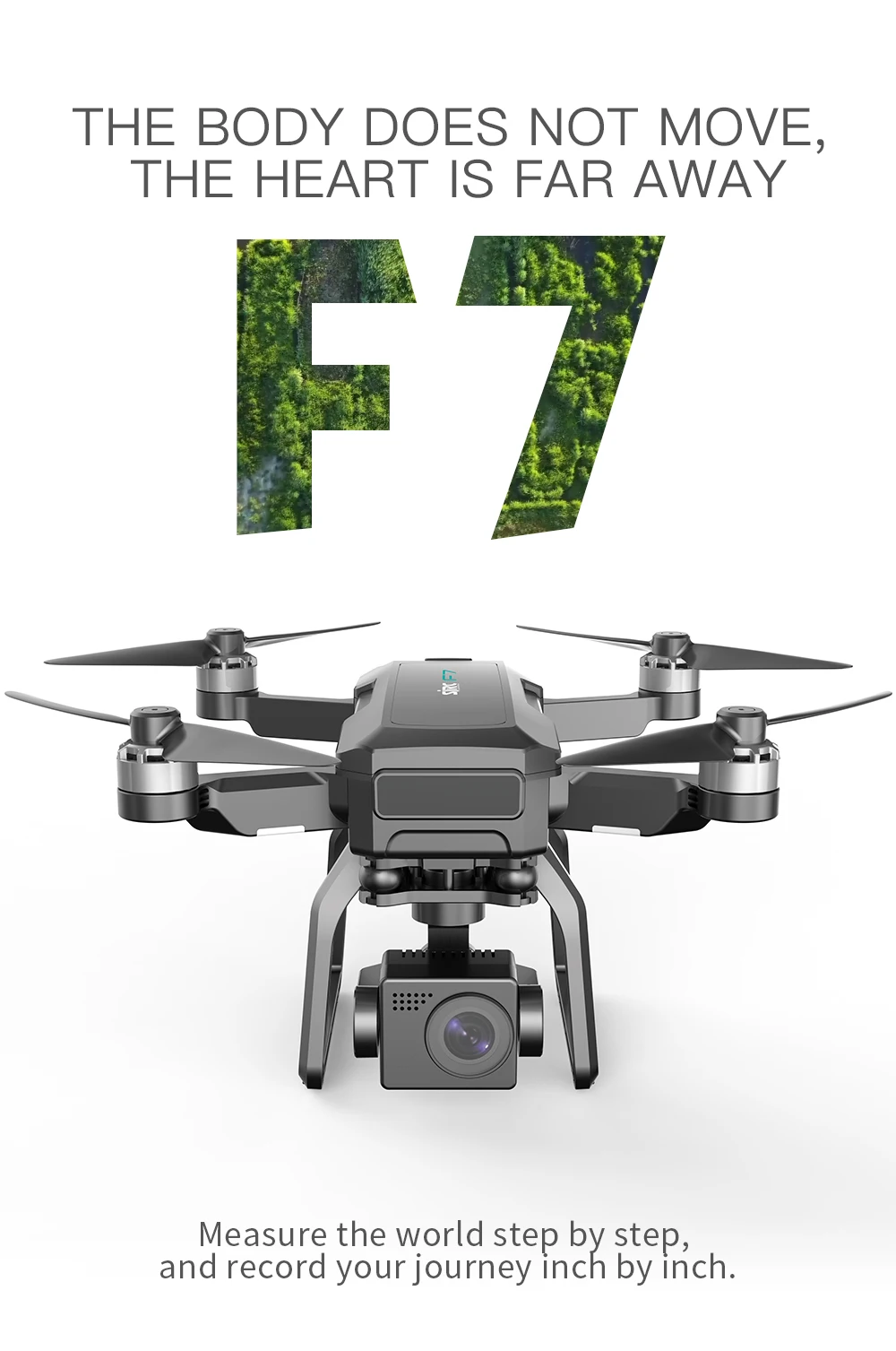HOSHI SJRC F7 PRO Drone 4K Dual HD Camera 3 Axis Gimbal GPS Aerial 3KM Photography Brushless Quadcopter Best Seller
