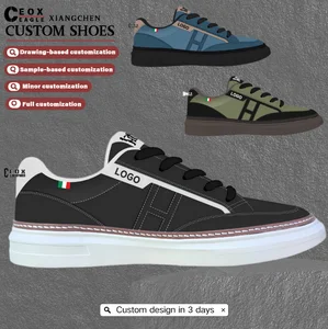 Custom Sports Shoes Designer Men's and Women's Skate Shoes Custom Made Genuine Leather Walking Style Shoes Men
