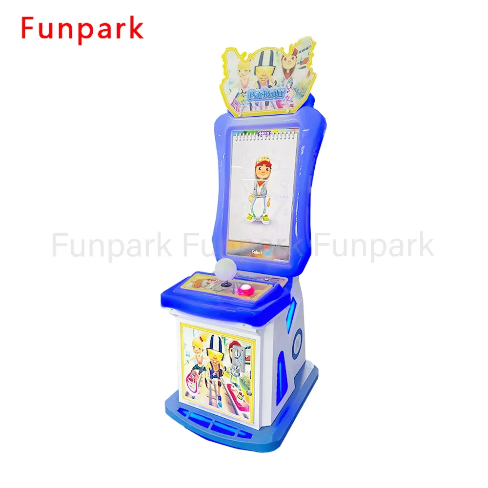 Funpark Custom Arcade Game Machines Video Game Simulators Subway Surfers Coin Operated Games for Entertainment Center