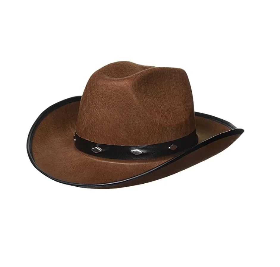 Children Party Costume Felt Cowboy Hat 