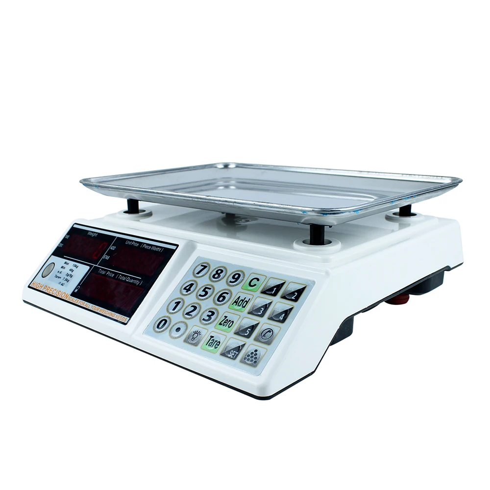 Forever Scale 15kg 30kg Dual Display Price Computing Scale Weighing Computing Price Scale