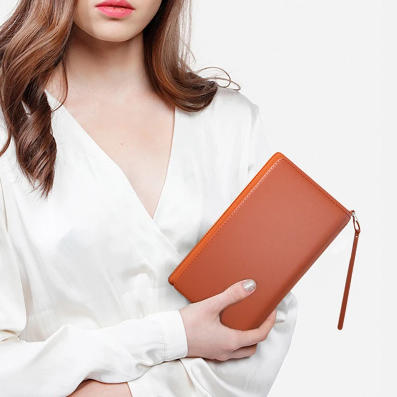 Designer Custom Luxury Ladies Money Purses Bank Card Holder Long Leather Wallets for Women