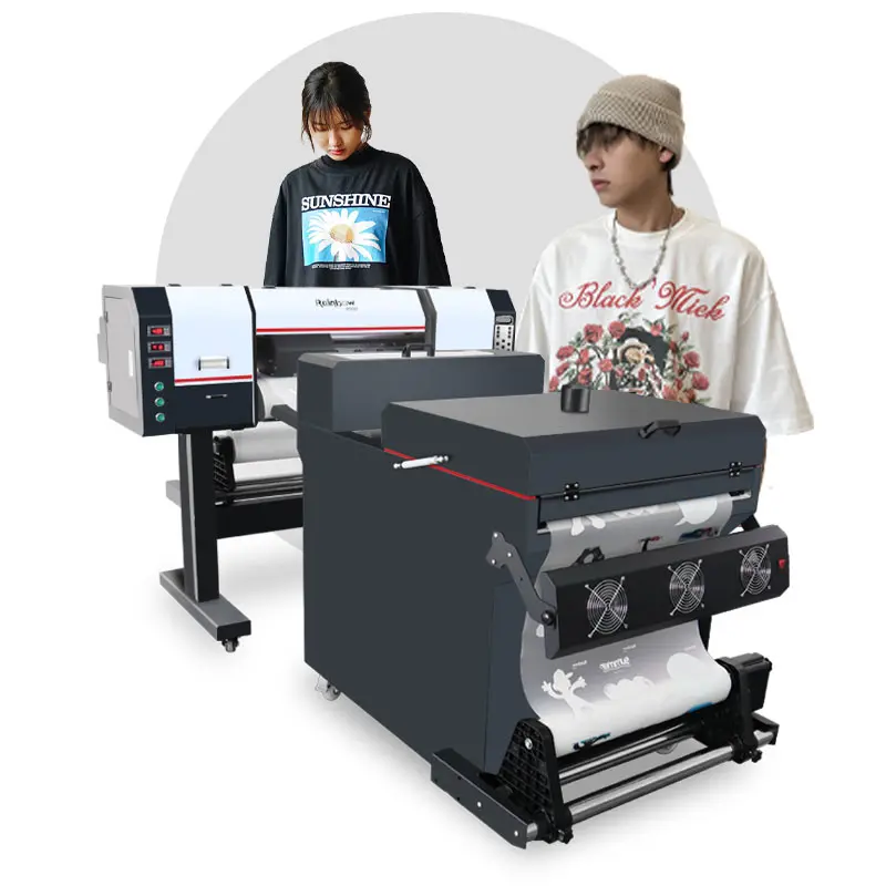 A2 CMYK DTF T Shirt Printer Machine Double EPSON I3200 Heads Dtf Mini Shaker