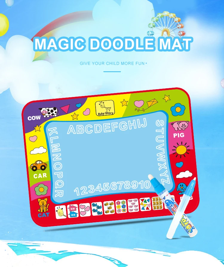 YUJAIN New DIY Educational Aqua Magic Mat Funny Water Drawing Mat