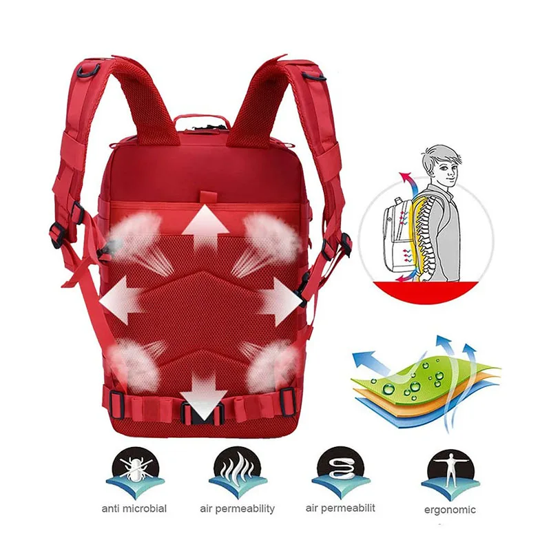 China Factory Customized Tactical Assault Backpacks Good Quality Training Assault Backpacks Large Tactical Rucksack