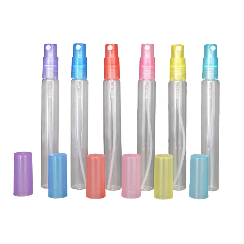 15ml Portable Small Refillable Perfume Atomizer Spray Pump Plastic Bottle