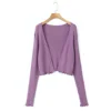 เสื้อคาร์ดิแกนสีม่วง