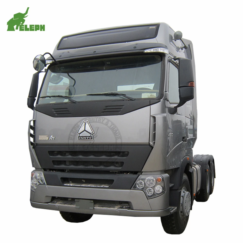 Howo  Head 4 Wheels Second Hand 4x2 Tractor Truck 3 Axle for Sale