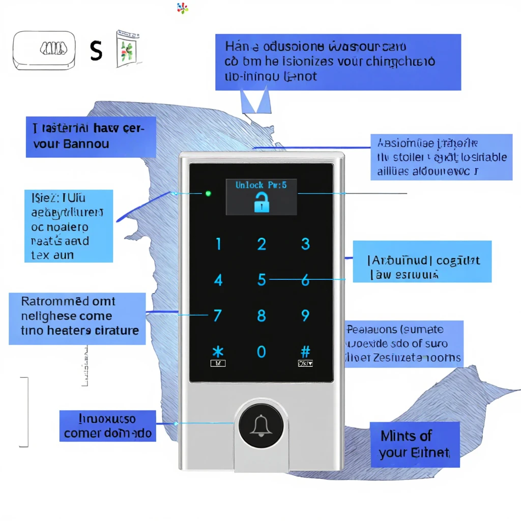 Biometric Fingerprint RFID Door Access Control System 125kHz Frequency ...