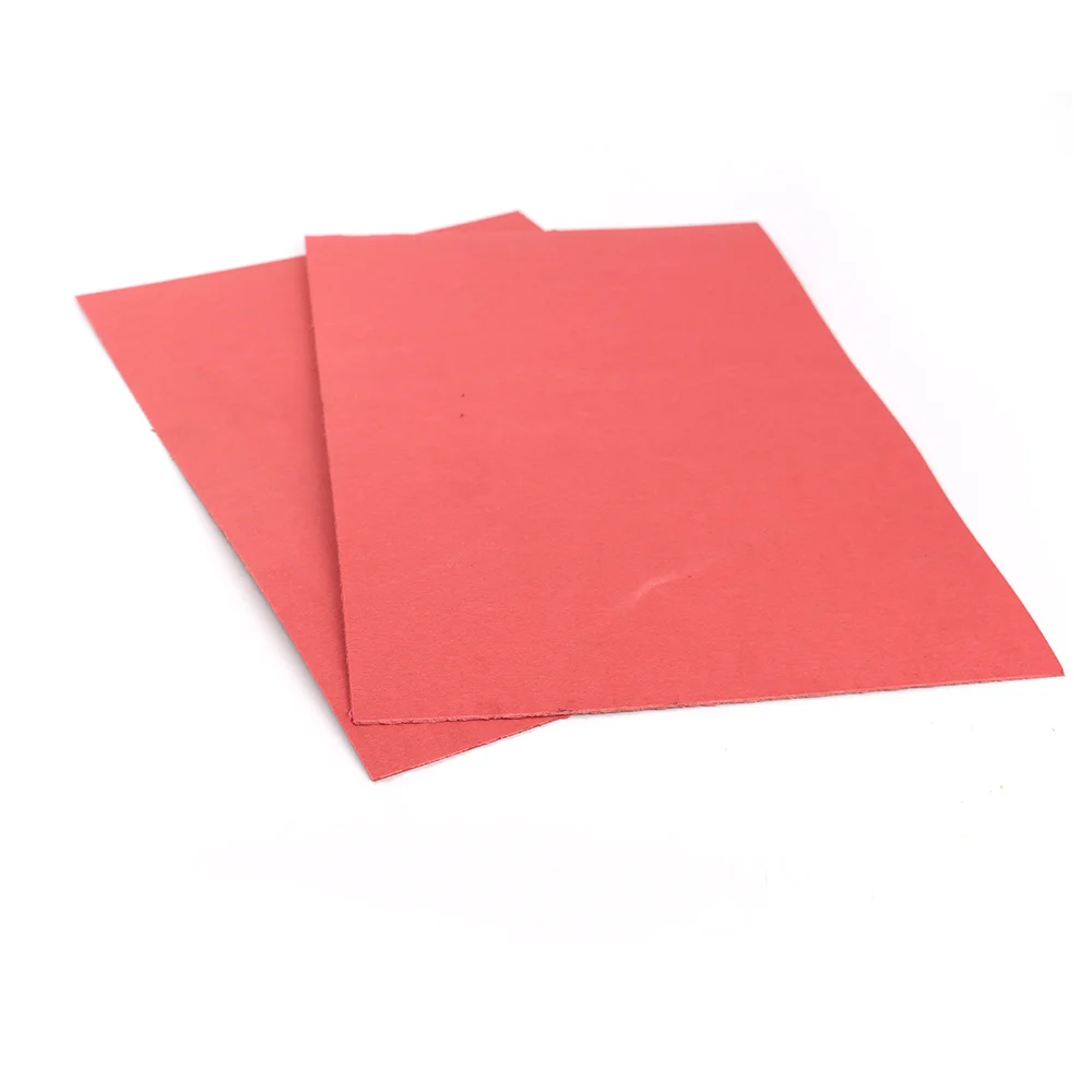 Red vulcanized fibre sheet