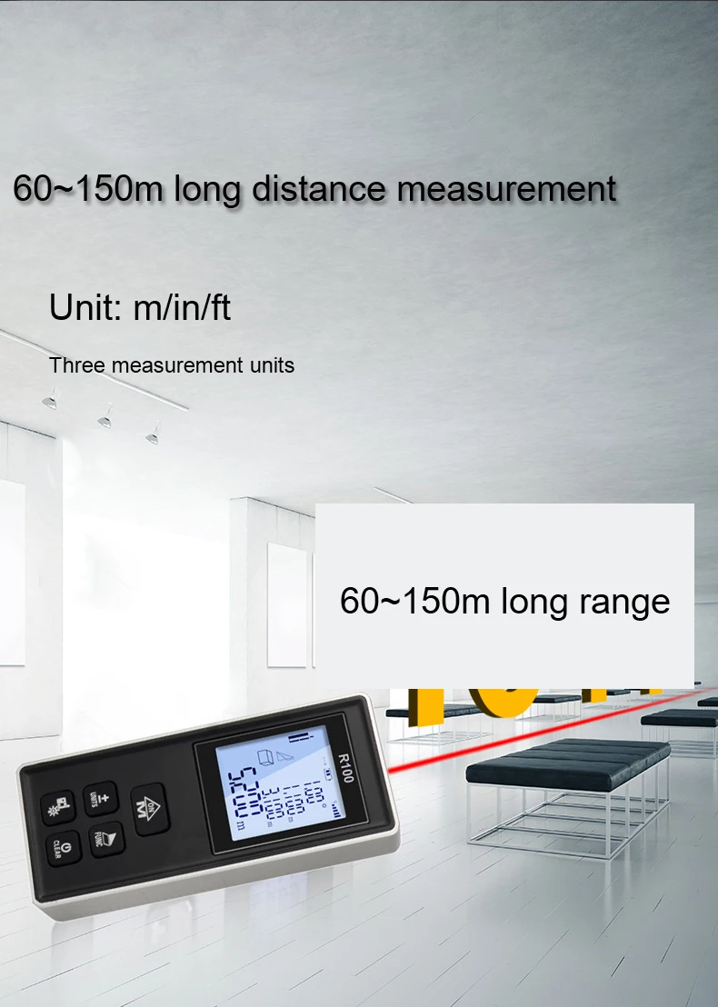 Laser distance measure device