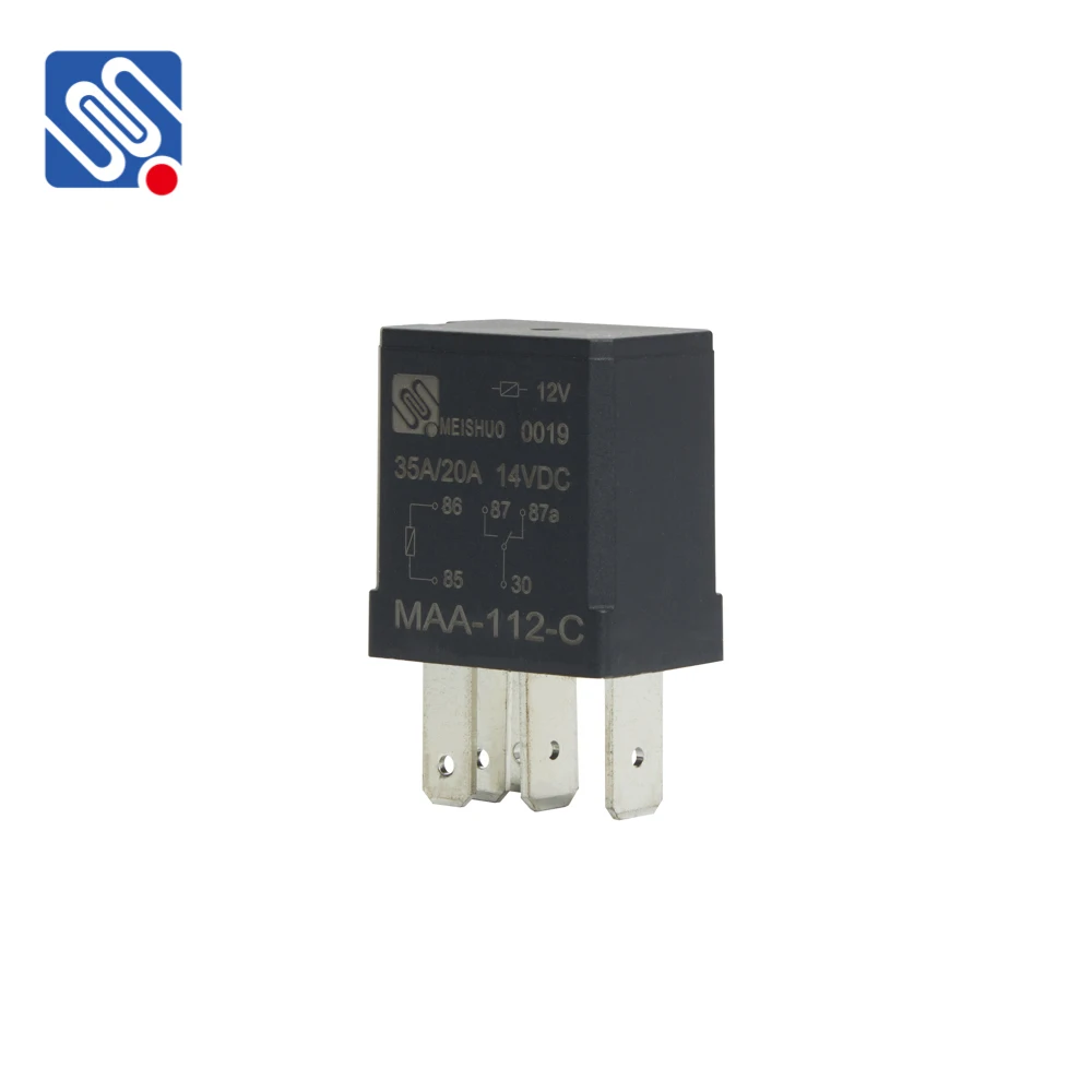 Meishuo MAH-112-A-1 1.7W 12V/24V 40A Normally Open Type Automotive Relay