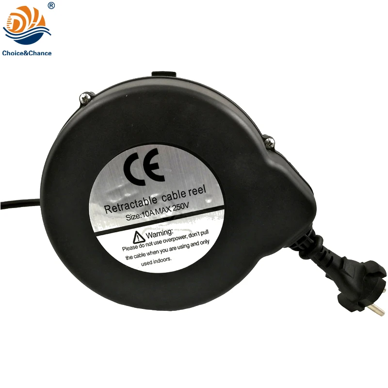 Vde Small Power Cord Retractor Automatic Retractable Cable Reel For ...