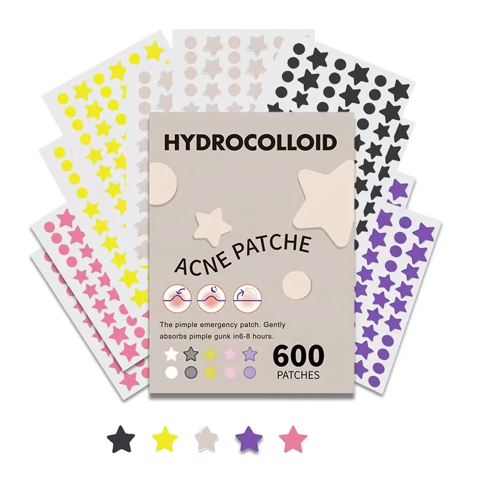 PDANY Customized Pimple Patches for Face Hydrocolloid Acne Pimple Patch Skin Care Covering Zits and Blemishes Spot Stickers