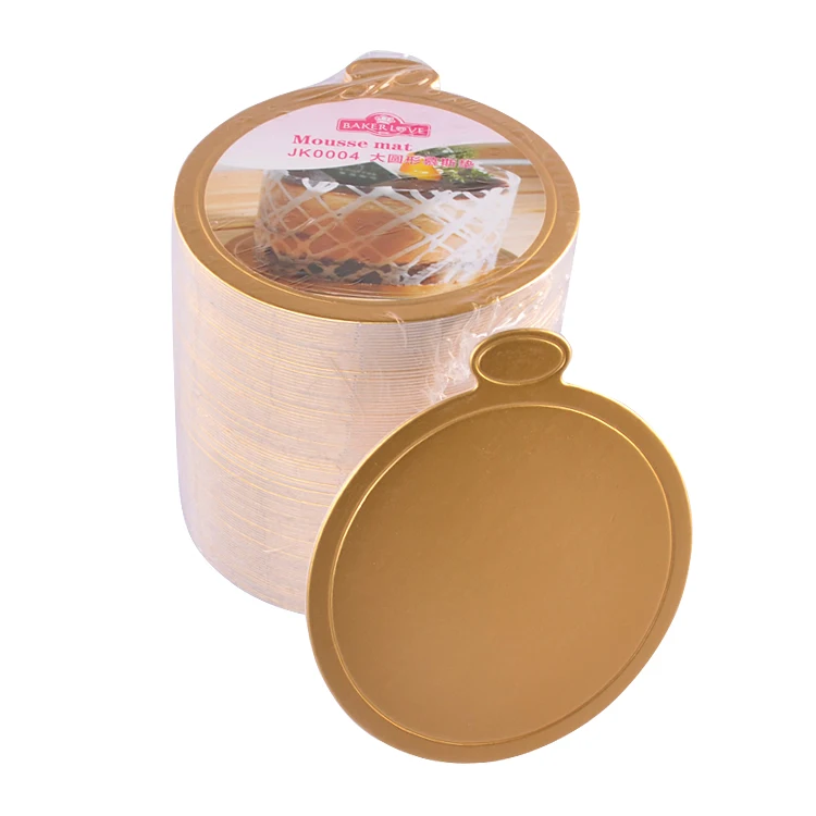 Various Size Corrugated Round Rectangle Gold Silver Cake Board Wholesale Price Cake Drum Gold Cake Boards