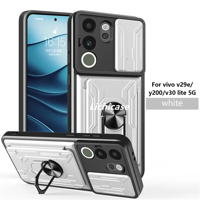 Lichicase Magnet Bracket Shockproof Back Cover for Vivo IQOO 15 5G