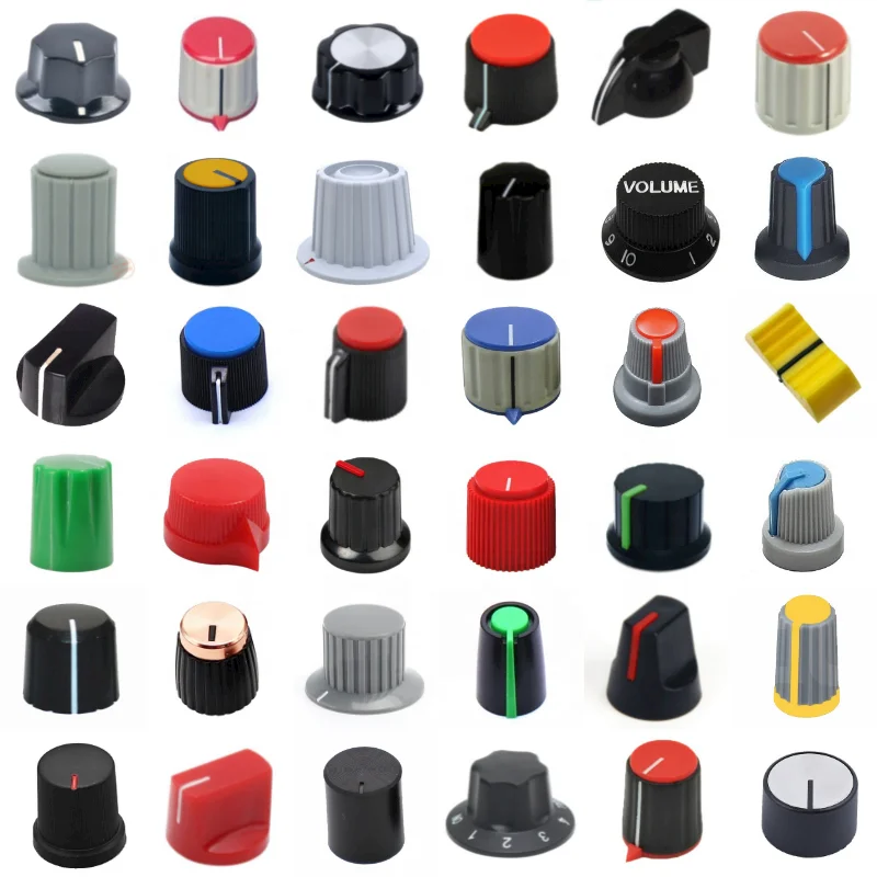 Diverse Types of Electronic Accessories Potentiometer Knobs