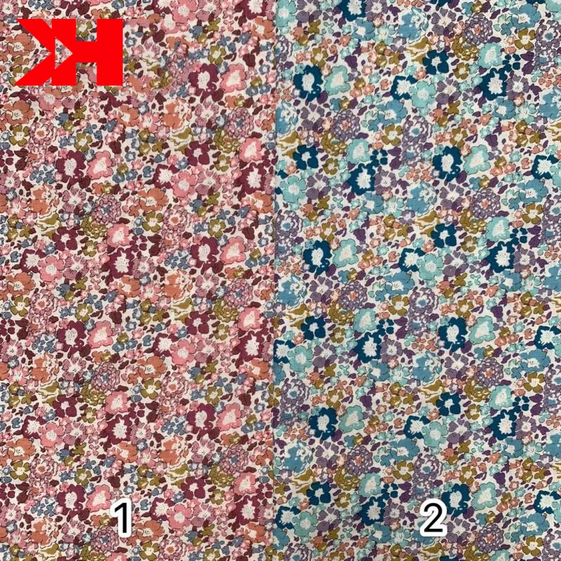 Тонкая хлопковая ткань с цифровой печатью для газона