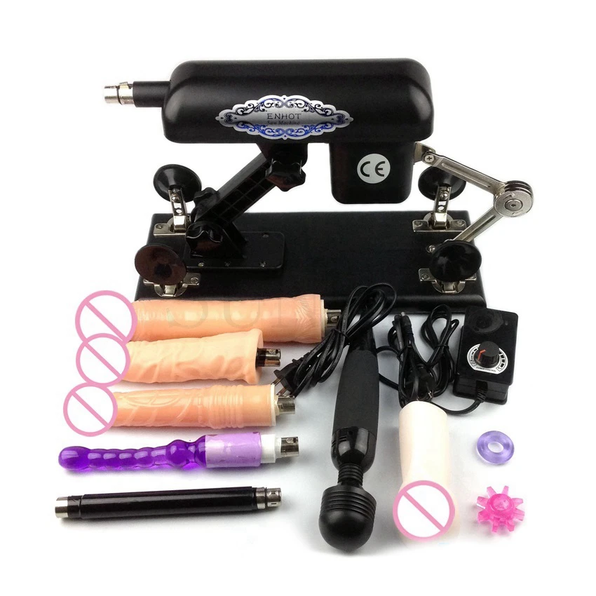 Free Custom Box - Updated Version More Powerfull Sex Machine for Men and Women With Double Anal Automatic Erotic Products