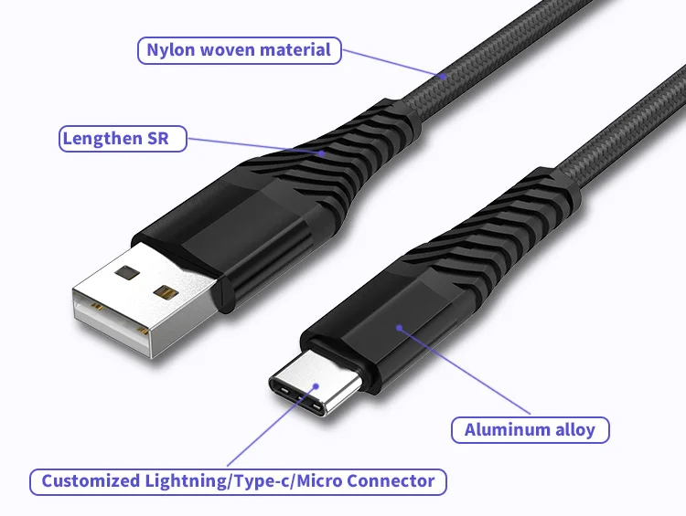Модный дизайн, быстрая зарядка ga, кабель для передачи данных, зарядное устройство для телефона, быстрая зарядка и Громкая связь