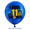Ballons bleus - 10 pièces - 11ème