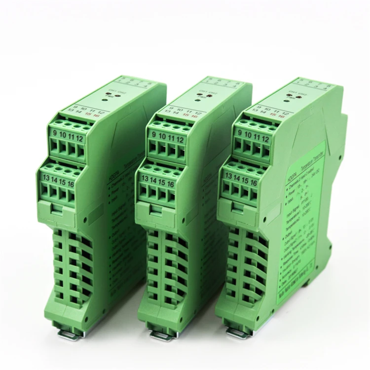 Smart Signal Isolator 1 in 4 Out 4-20ma Analog Signal Splitter IEC 0-100ma 0.1%F.S Analog Mini signal Isolation Splitter for Plc