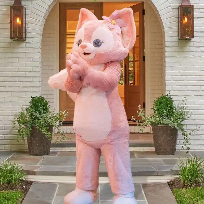 2025 Lina Bell Cartoon Costume for Adults - Cute Pink Fox Full