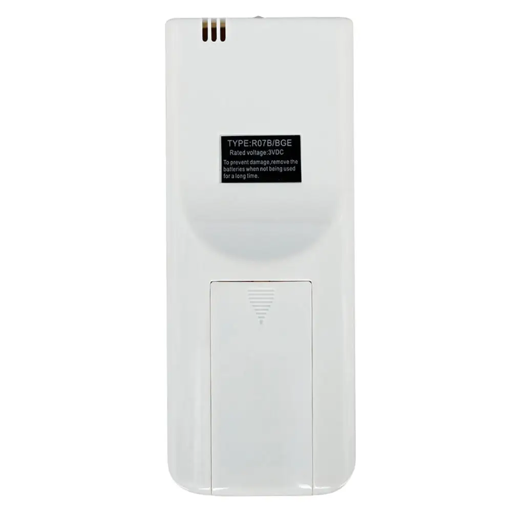 Télécommande De Remplacement Pour Climatiseur R07 / BGE R07B / BGE - Blanc, Portée 10 M, Fonctionne Avec 2 Piles AAA - 5